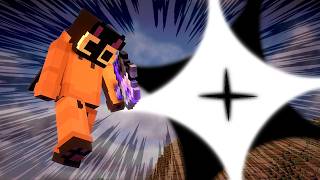 Minecraft mace PVP with impact frames...