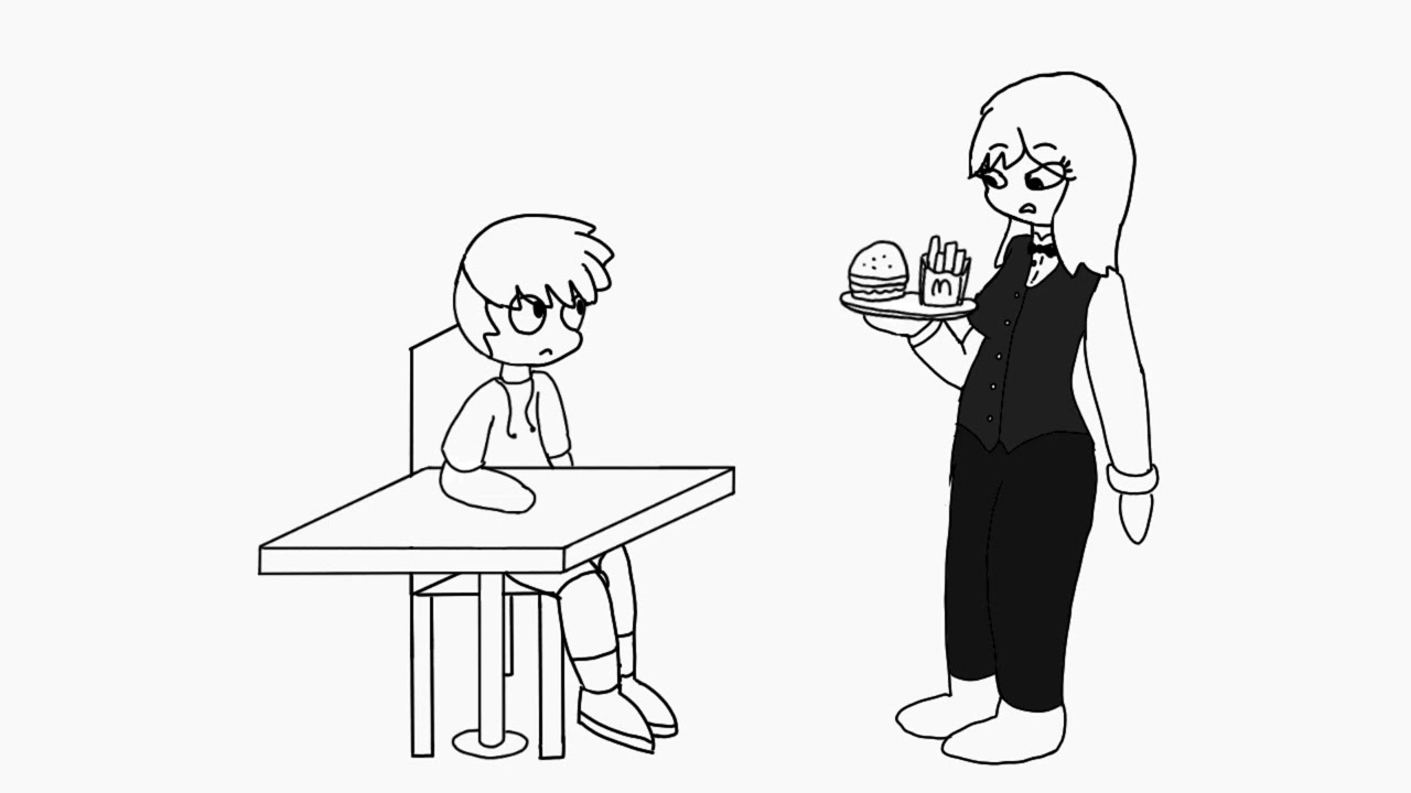 When you accidentally say "You too" to the server...