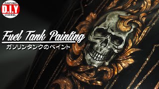 【カスタムペイント】How To Hydrodip Painting Fuel Tank【ハイドロディップ】