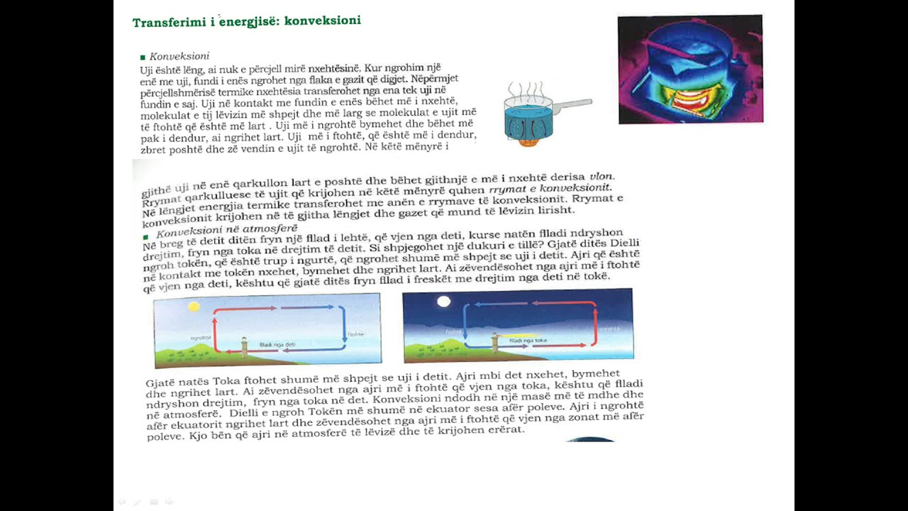 Percjellshmeria dhe Konveksioni Fizika 9