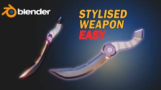 Create a Stylized Weapon in Blender FAST