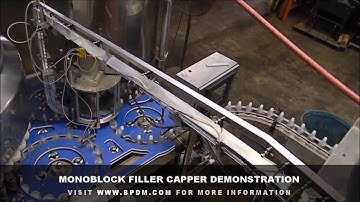 Monoblock Filler Capper Demonstration