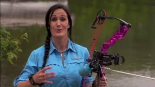 Bowfishing Practice with Melissa Bachman