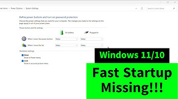 "Turn on Fast Startup" Option Not Showing in Windows 11/10 [Quick Fix]