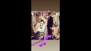 Kaley Cuoco Marries Karl Cook CONGRATULATIONS 01-07-2018  Instagram stories