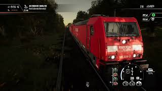TSW 2 Sonderzug DB BR 185.2 • 2 Leerlokomotive / Brading Bahnsteig 1 - Ryde Esplanade Bahnsteig 1 OH