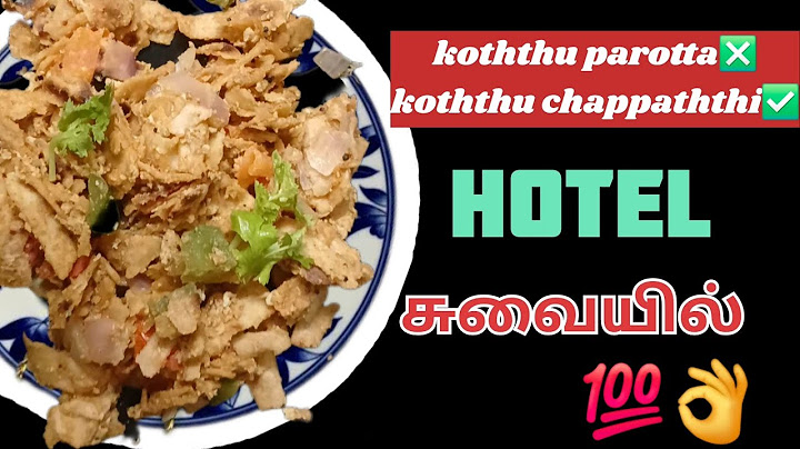 Hotel சுவையில் கொத்து சப்பாத்தி இனி நீங்களும் செய்யலாம் ***