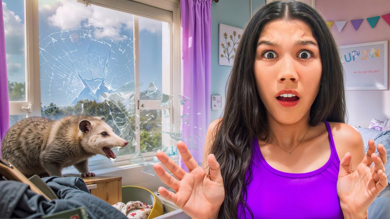 We FOUND A HUGE Opossum In Our HOUSE...*Shocking*