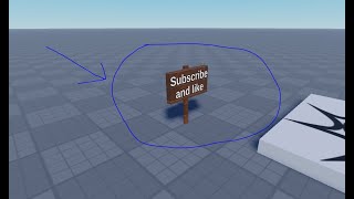 How to add text on signs in Roblox Studio!