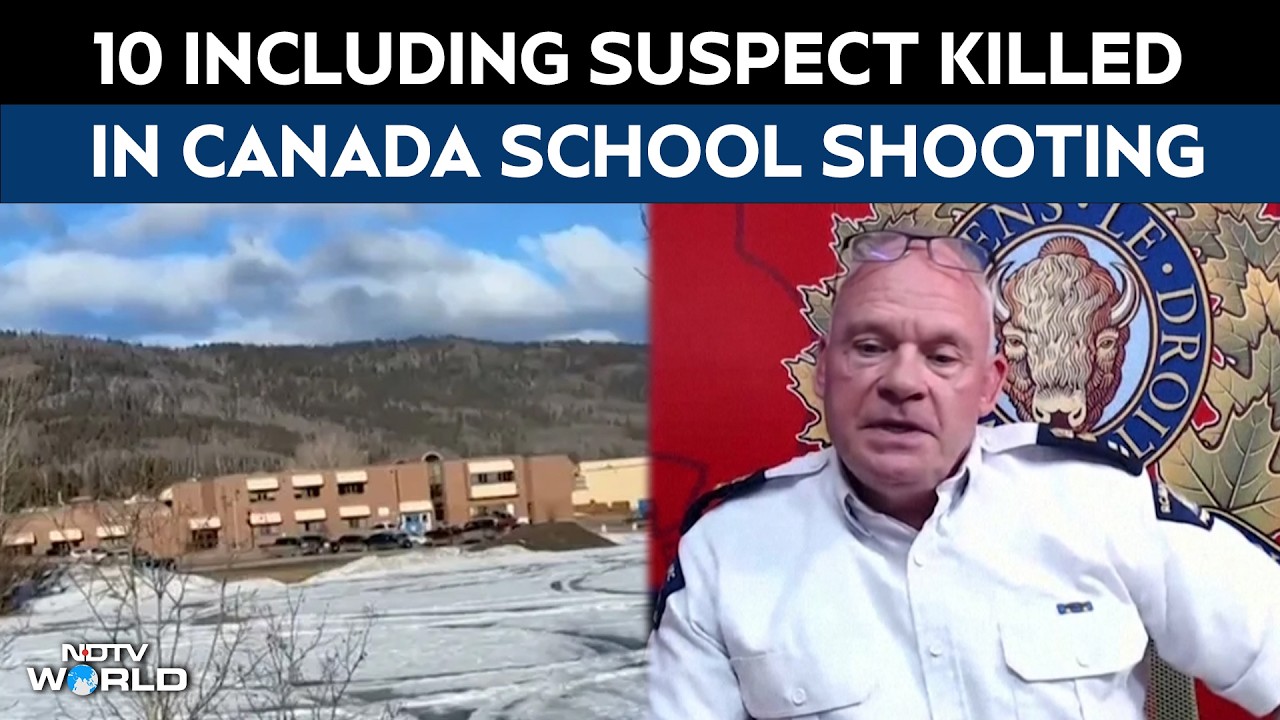 Canada School Shooting | 10 Including Woman Suspect Killed In Canada ...