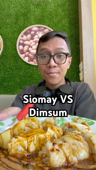 Siomay VS Dimsum ⁉️ #foodreview #siomay #dimsum #shorts