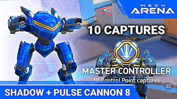 Shadow with Pulse Cannon | Master Controller Award - 10 Captures | Mech Arena Robot Showdown
