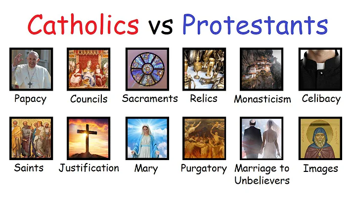 Every DIFFERENCE between Catholics and Protestants explained in 10 minutes