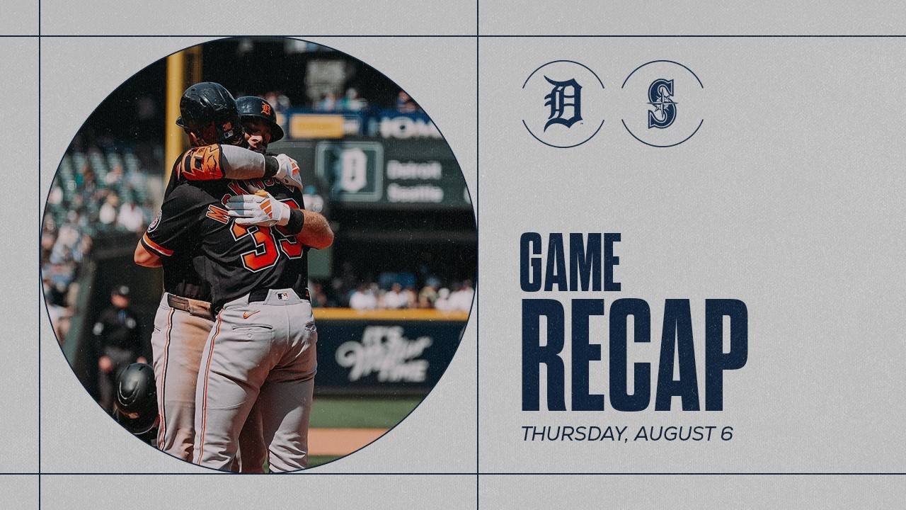 Game Highlights: Tigers Shutout the Mariners in a Series Win, Framber Goes 7 Scoreless | 8/6/2026