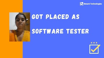 Besant Technologies Bangalore Review | Chandrakala Got Placed as QA Tester 4 LAC CTC | QA Course