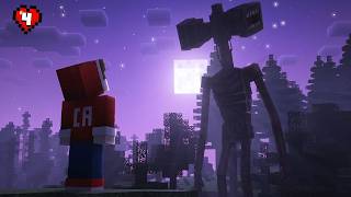 Surviving SIREN HEAD in Horror Minecraft Day 4