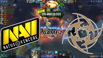 Unlimited Divine Rapier | NAVI  vs. NiP |  Game 2 Highlights  | ESL One LA Major Online | EU/CIS