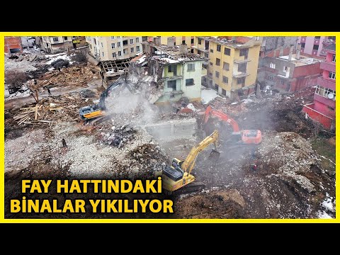 Gerede'de Fay Hattının Geçtiği Bölgedeki Binalar Yıkılıyor