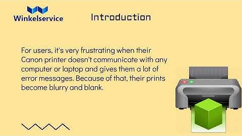 How to Solve Canon Printer Communication Error