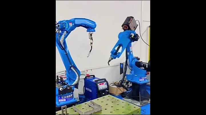 The action of the cheap welding robot is being debugged!