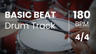 180 BPM - Drum Track - Basic Beat