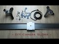 Professional camera slider diy  tutorial  motorized  igus