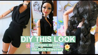 DIY OUTFIT- Doll Romper, Festival Hairstyle and Life-Hack Jewellery-Spring Into Style #4