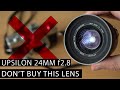 Vintage wide angle lens  upsilon 24mm f28 rotterdam marathon 2023
