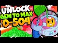 Sprout with Randoms Nonstop 0-504 Trophies | Gemming, Unlocking and Maxing out the New Brawler