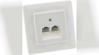 Rezension: InLine 69989C ISDN Anschlussdose, 2x RJ45 Buchse, Unterputz, Schraubanschluss 2x 8-fach