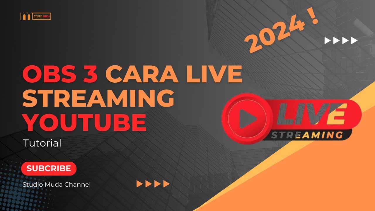 Tutorial OBS 3 - Cara Live Streaming YouTube | Mudah !! - YouTube