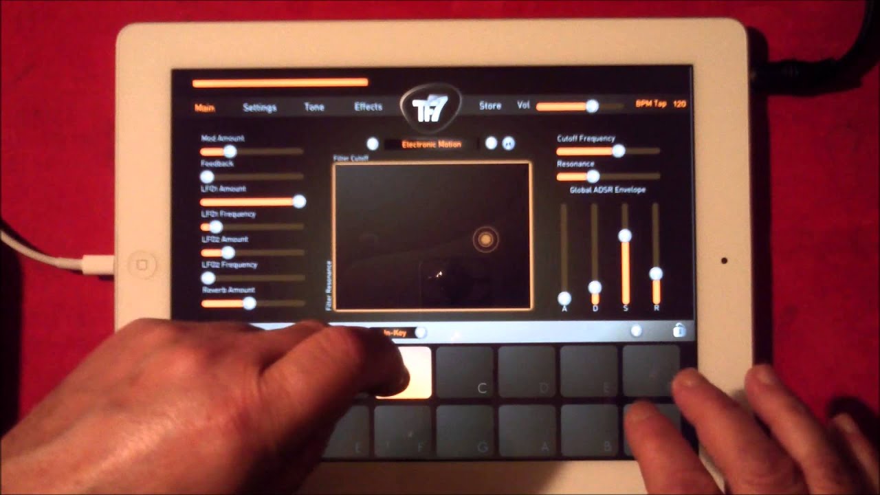 TF7 Demo for iPad A very easy to use and program FM synth YouTube