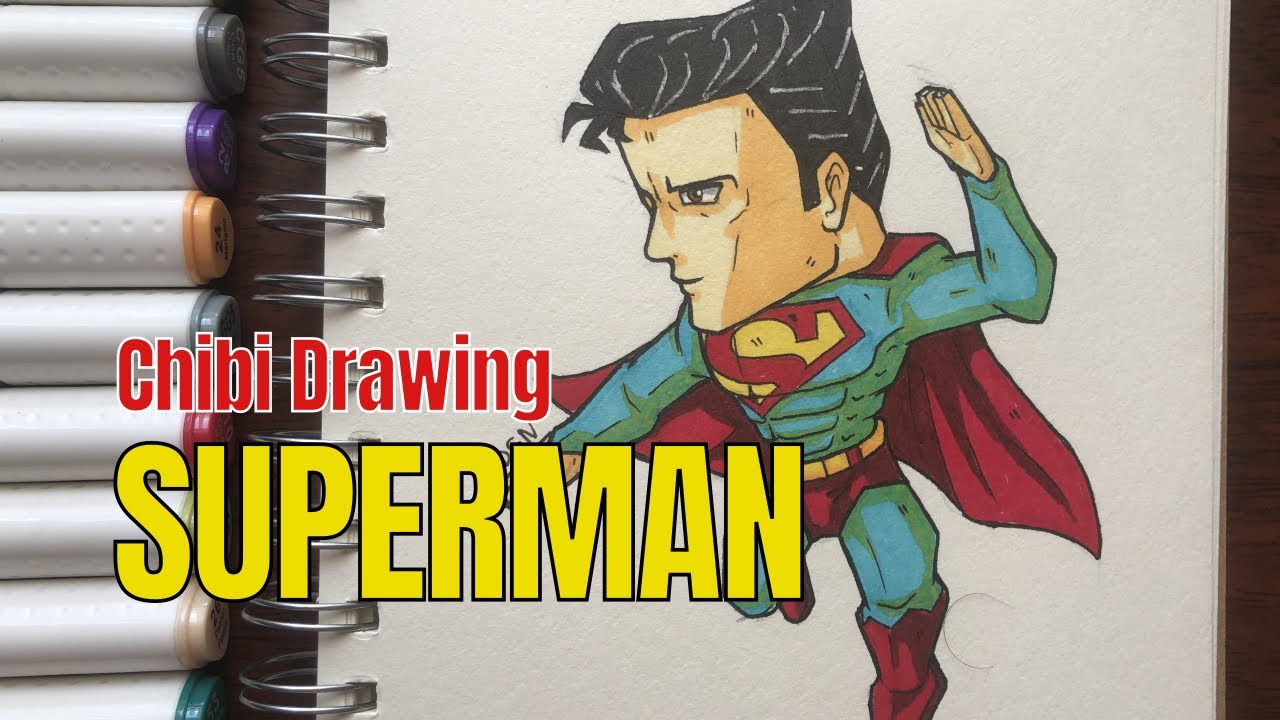 What's the EASIEST Way to Draw Superman Chibi