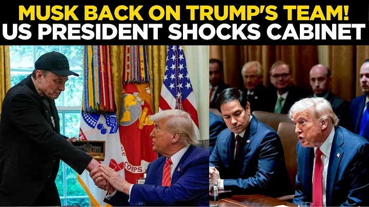 Donald Trump Live | Musk–Trump Bromance Reignites? | US President’s Big Bombshell | White House