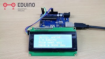 [에듀이노] 아두이노 LCD 2004 (I2C) 동작 영상