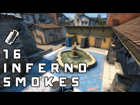 CSGO Learn 16 Inferno Smokes 128tick (ESEA/FACEIT)