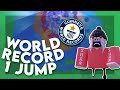 Beating TOWER OF HELL in ONE Jump...(World Record)