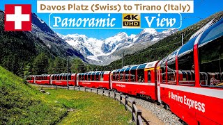 The Bernina Express - World's Most Beautiful Train's Panoramic 4K Video screenshot 1