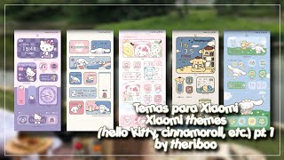 Hello Kitty themes for Xiaomi | Temas para Xiaomi [aesthetic, cute, minimal] pt. 1| @theriboo