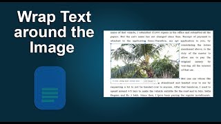 How to Wrap Text around the Image and move in Google Docs 2019