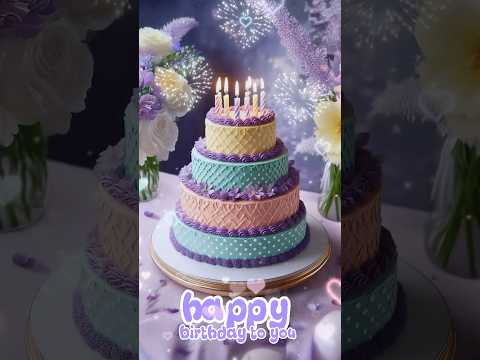 Happy birthday to you song 💖 Heart Rainbow #happybirthday #birthdaycake #birthdaysong #생일