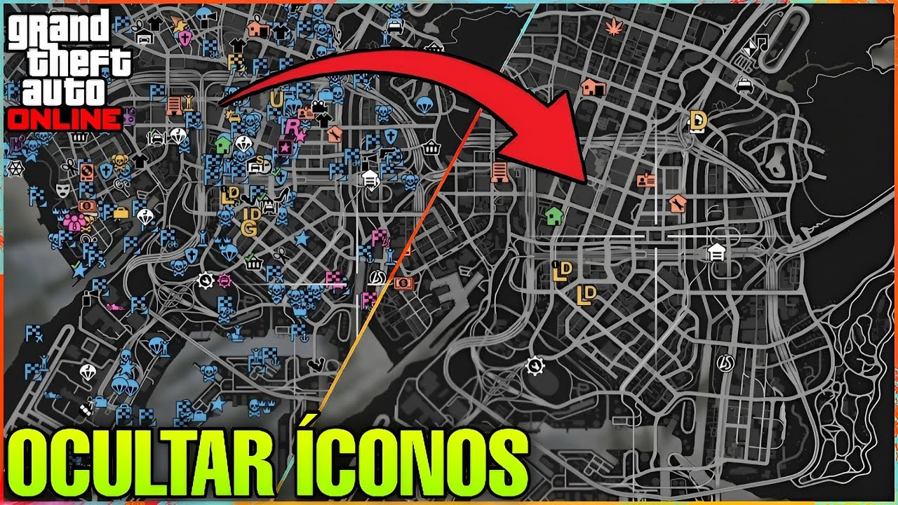 Como limpar seu mapa de gta 5, ocultando os serviços dele. 