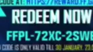 new official redeem code go and claim