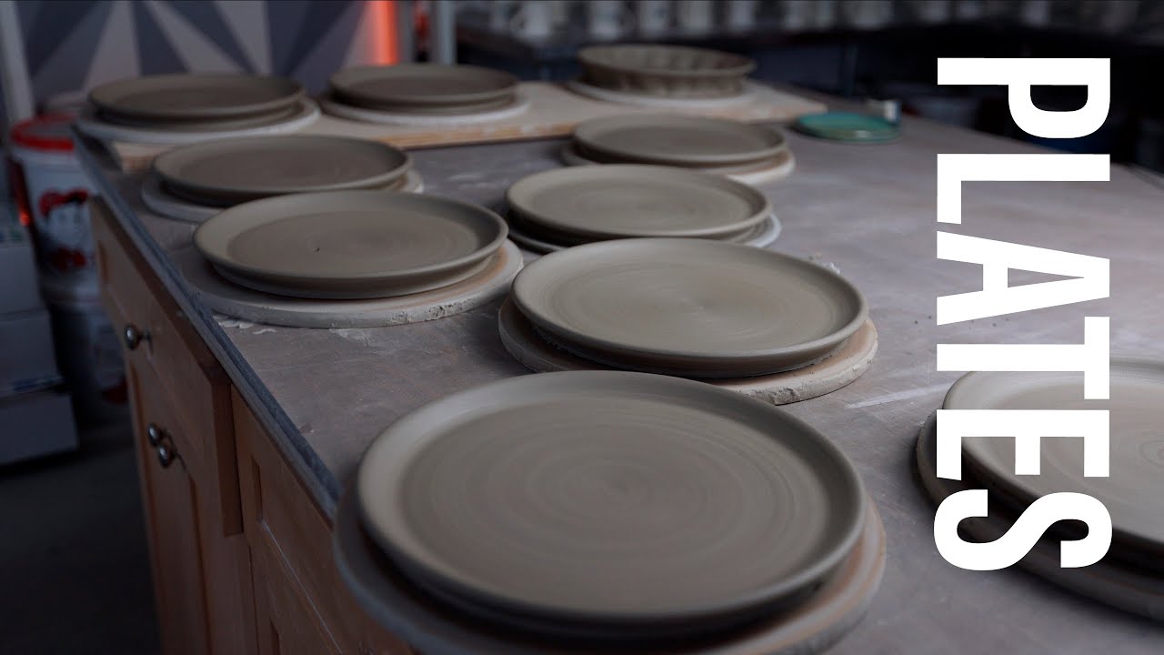How to Throw Dinner Plates on the Potters Wheel - YouTube