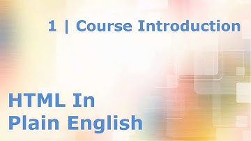 HTML5 Tutorial for Beginners | 1. Introduction to HTML, the Basics of Making Websites (English)