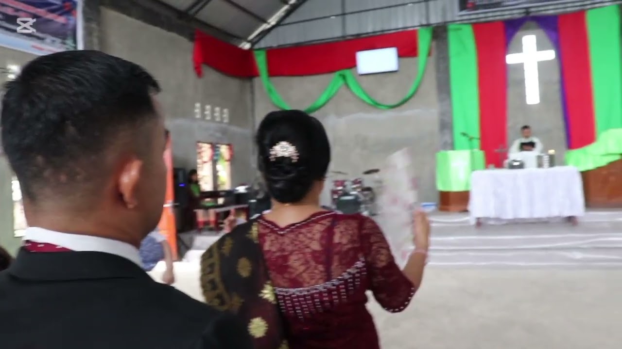 Sakramen Baptisan Anak Oleh, Pendeta Desman Telaumbanua S,Th di Gereja BNKP TanjungBasung Resort 44