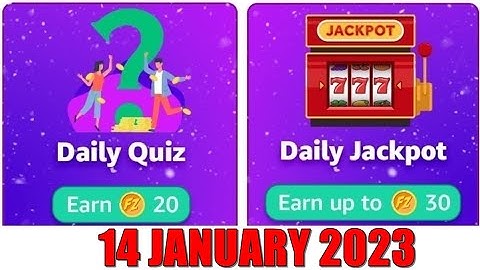 Amazon Fz Coins Quiz Answers Today | Amazon Quiz Today | 14 January 2023
