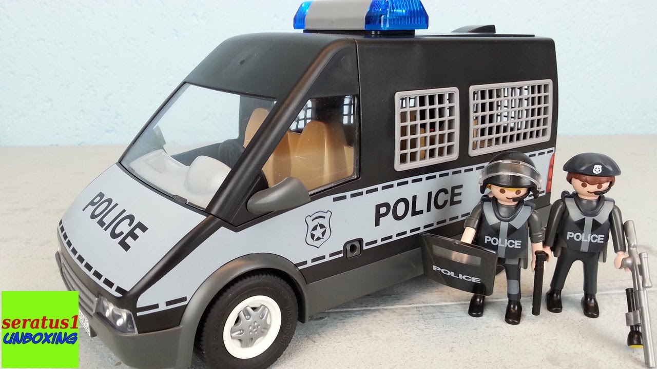 Playmobil Polizei Mannschaftswagen 6043 Neu seratus1 unboxing
