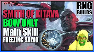 Path Of Exile 2 : RNG Builds - Smith of Kitava / lvl 51+  / Freezing Salvo  - Bow Skill line Only