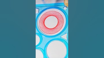 how many rotations did the pen make in total? ?? #spirograph #2025 #shorts#youtubeshorts